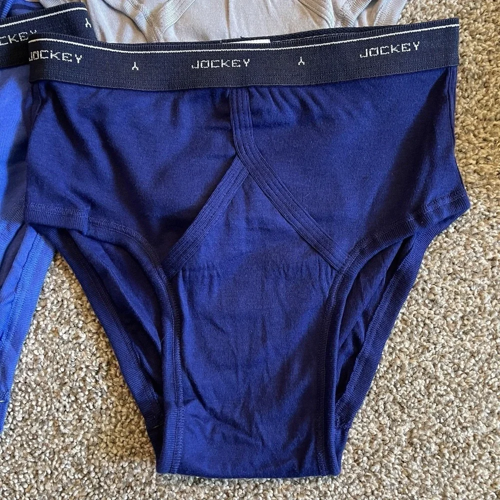 Vintage JOCKEY Mens Size 34 Classic Low Rise Cotton Y-Front Briefs Lot of 4 NEW